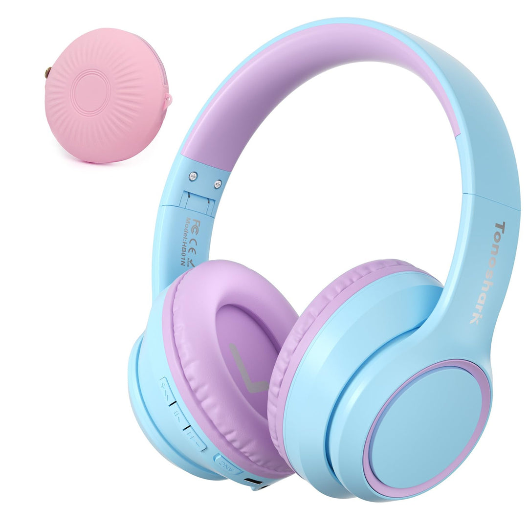 TONOSHARK Kinderkopfhörer Bluetooth | Bluetooth Kopfhörer Kinder | Noise Cancelling Kopfhoerer Kinde