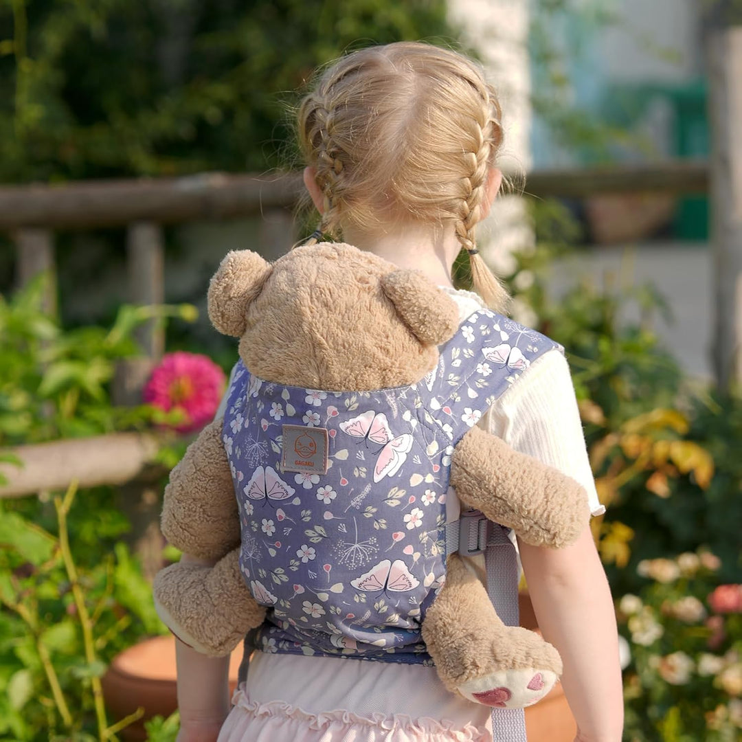 GAGAKU Puppentrage Babytrage Puppe Zubehör ab 3 Jahre, Kinder 1Puppentrage Kleinkind Puppen Trage Ba