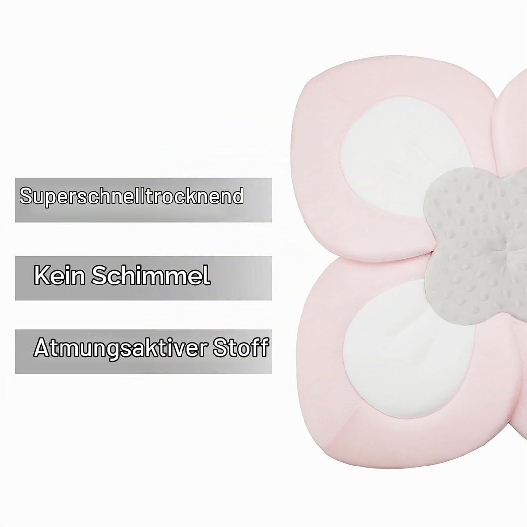 PandaEar Baby Badematte für Waschbecken| Baby Badewannenkissen für Neugeborene| Sicherer, weicher Bl