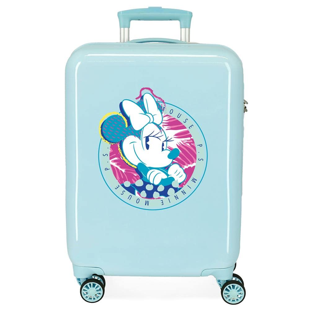 Disney Mickey That´S Easy Kabinentasche, grün, 38 x 55 x 20 cm, starr, ABS, seitlicher Zahlenkombina