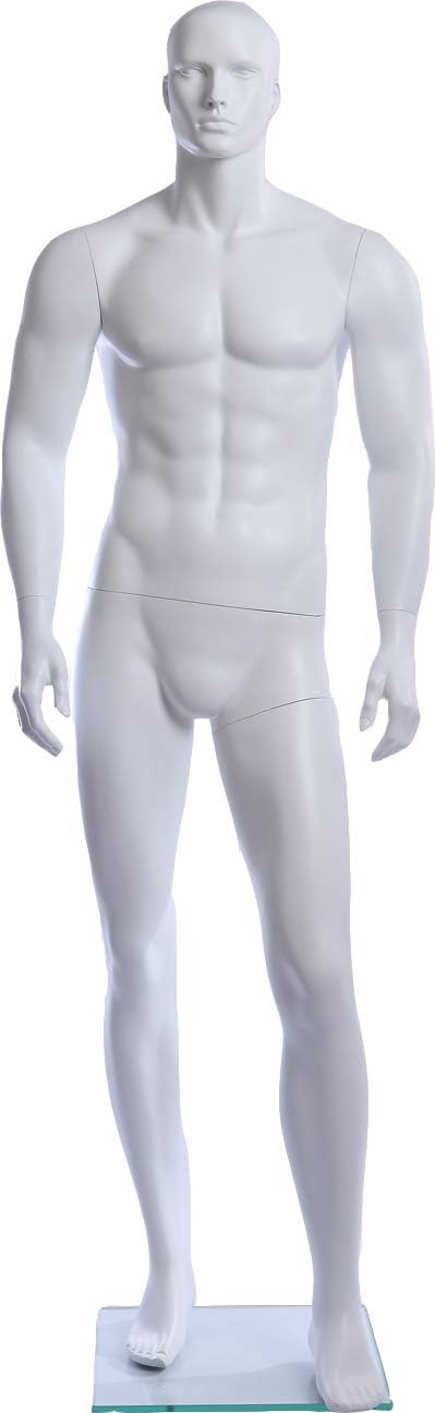 Euroton XM11-6 weiss in matt lackierte abstrakte Schaufensterpuppe Mannequin Mann Male