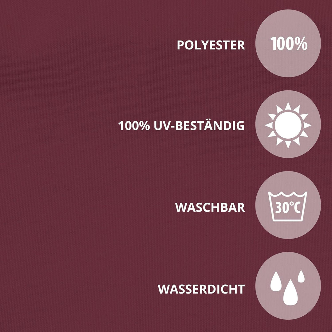 jarolift Balkonbespannung Basic, Balkon Sichtschutz Windschutz Sonnenschutz Balkon-Verkleidung, Wass