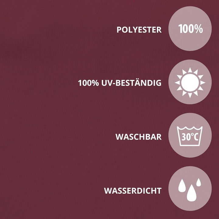 jarolift Balkonbespannung Basic, Balkon Sichtschutz Windschutz Sonnenschutz Balkon-Verkleidung, Wass