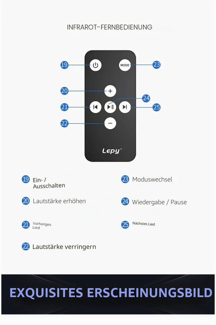 LP-838USB Bluetooth 5.0 Verstärker 2.1 3-Kanal-Support Super Bass Musikwiedergabe USB-Fernbedienung
