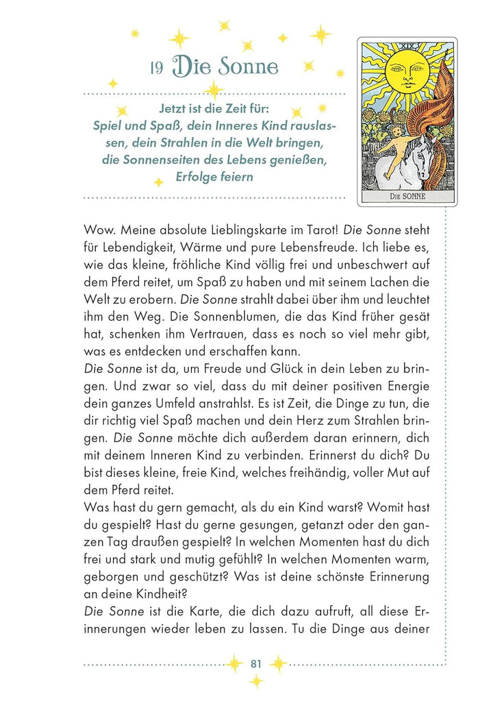 TAROT - Dein Starterkit: 78 Karten mit Buch (Tarotkarten legen lernen, Tarotkarten mit Buch für Anfä