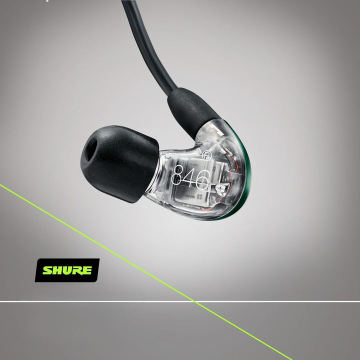 Shure SE846 Kabelgebundene Sound Isolating Ohrhörer, hochauflösender Klang, Vier Treiber, anpassbare