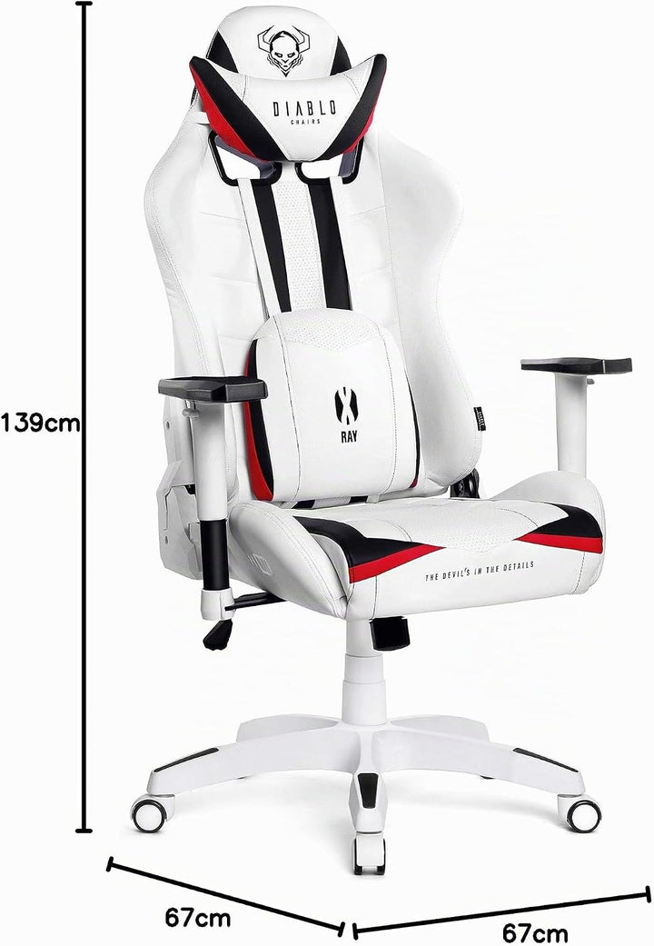 Diablo X-Ray Gaming Stuhl Bürostuhl Gamer Chair Schreibtischstuhl 4D Armlehnen Ergonomisches Design