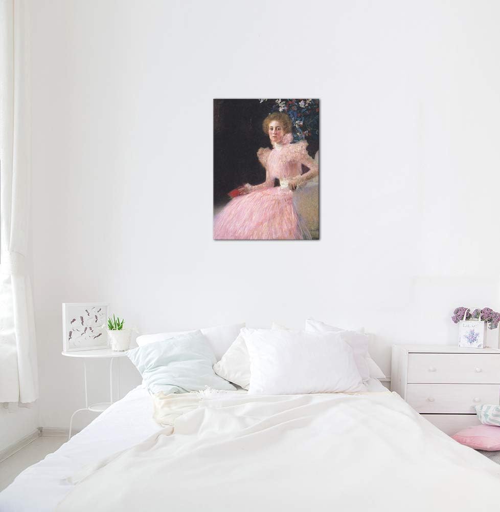 Bilderdepot24 Bild auf Leinwand | Gustav Klimt - Bildnis der Sonja Knips in 60x80 cm als Wandbild |