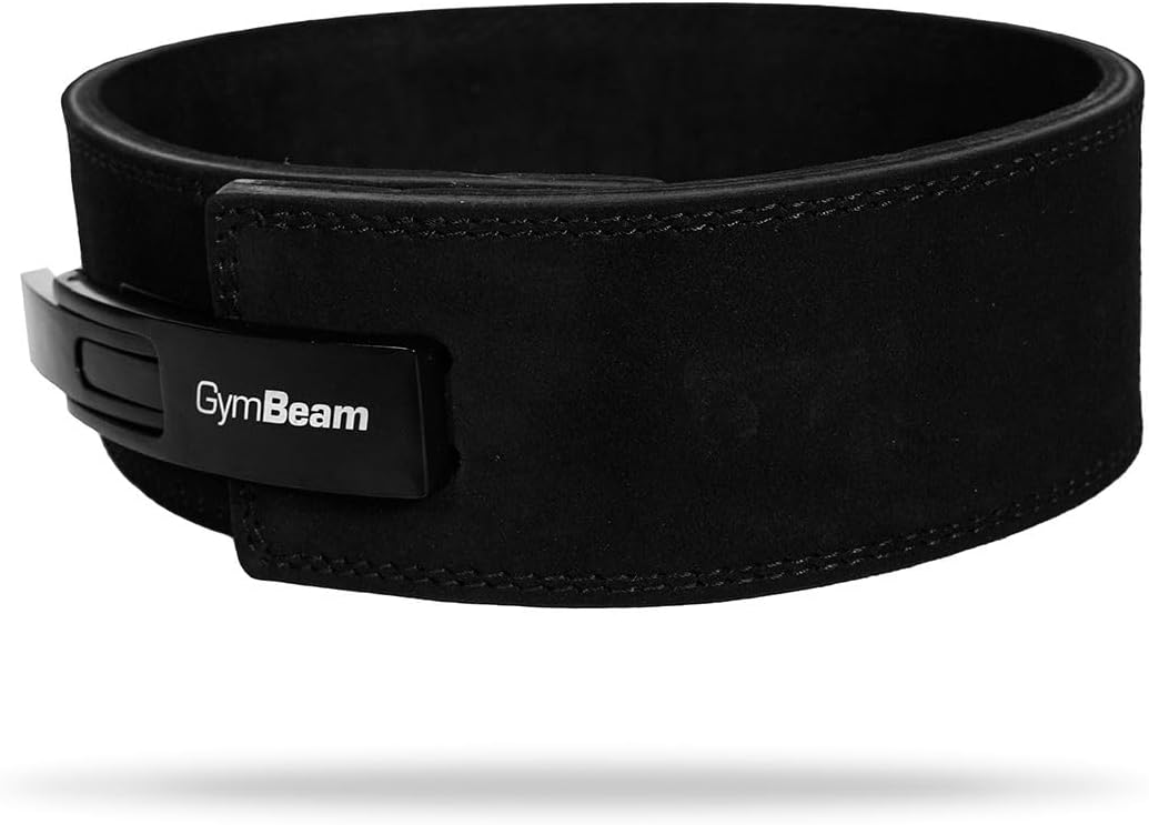 GymBeam Gürtel für Gewichtheber - Weightlifting Lever Belt aus 100% Leder, verstellbare Schnalle, fü