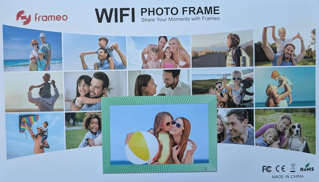 Cytem 10.1 Zoll Digitaler Bilderrahmen | WLAN mit FrameO Software | 32GB | Bewegungssensor | Automat
