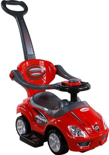 BSD Baby Spielzeugauto 381 Mega Car Deluxe Red Rot Lauflernhilfe Lauflernwagen Kinderfahrzeuge