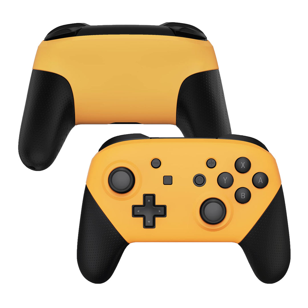 eXtremeRate Ersatz Grips Case Cover kompatibel mit nintendo Switch Pro Controller, Custom Matt Front