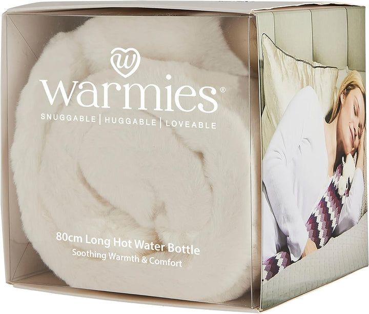 Warmies® Extra lange Wärmflasche, Vanillefell