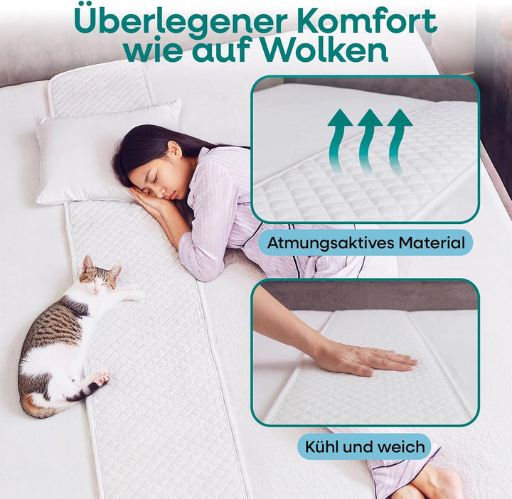 ZENO Liebesbrücke für Split King & Lückenfüller - Twin zu King Bettverbinder - Premium High-Density