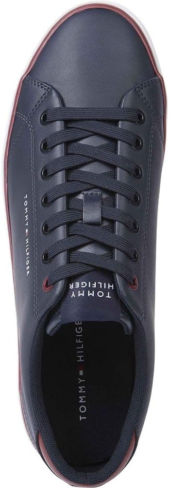 Tommy Hilfiger Herren Vulcanized Sneaker Schuhe 40 EU Blue Desert Sky, 40 EU Blue Desert Sky