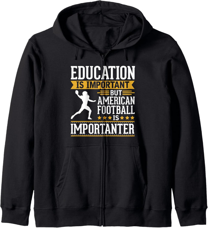 American Football Is Importanter Funny Gift Kapuzenjacke