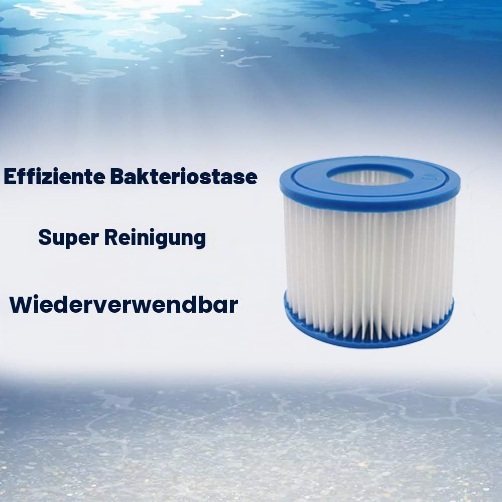 WuYan Ersatz Whirlpool Filterkassette für Best-Way für Flowclear Grösse VI Ersatzfilterkassette für