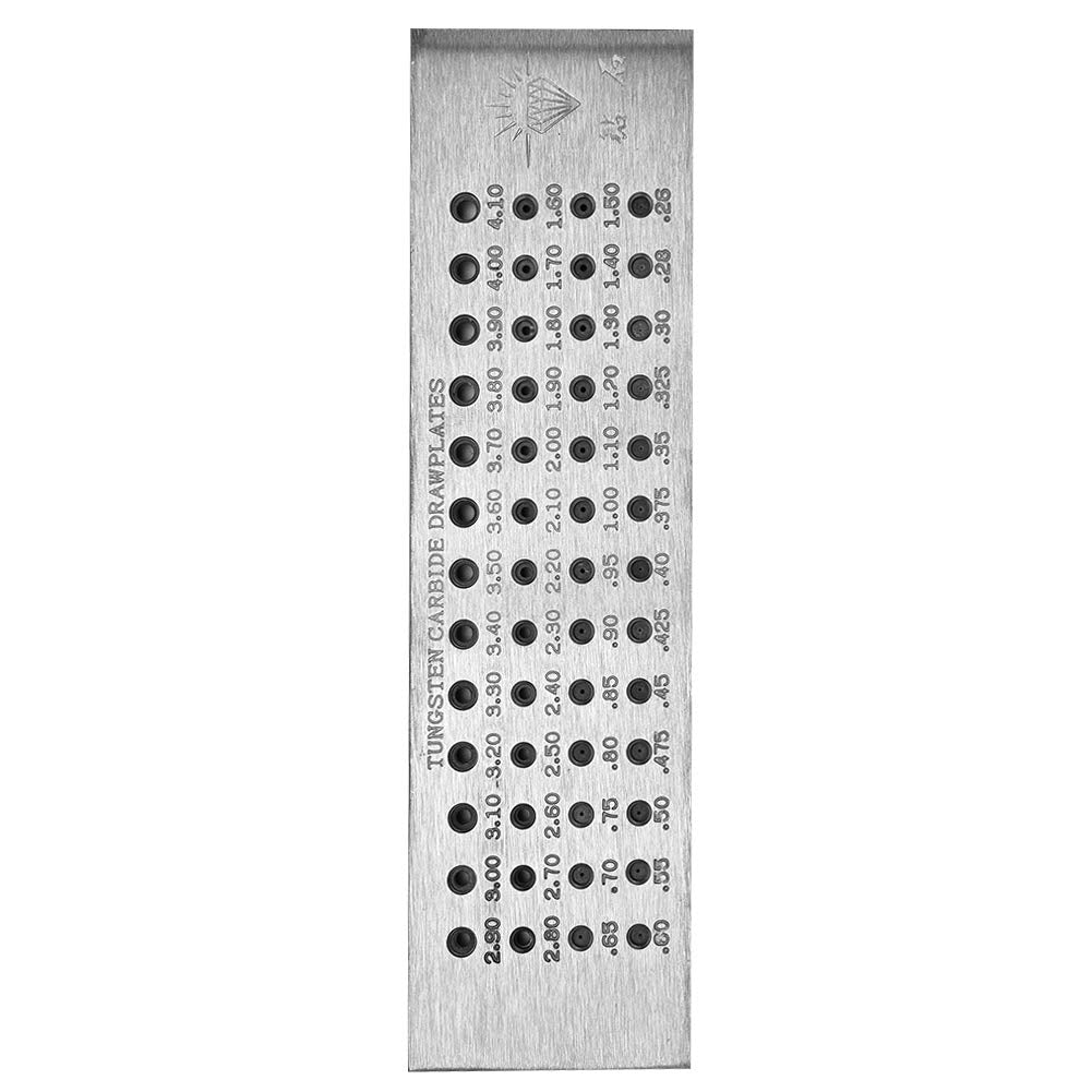 Metall Exquisite tragbare Schmuck Draht Drawplate, leichte runde Form Zeichenplatte, für die Herstel