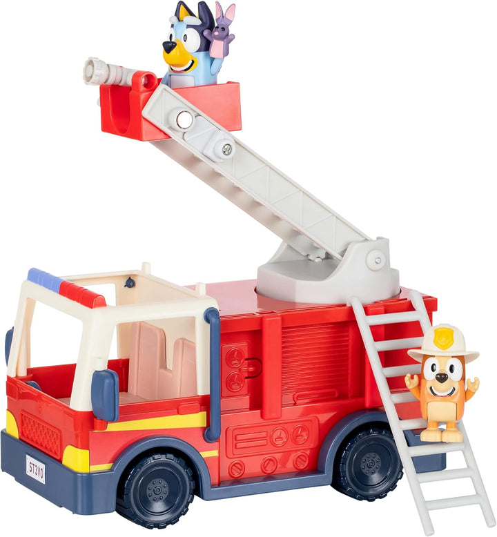 BlueY-Feuerwehrauto. Feuerwehrauto, Exklusive Bingo als Feuerwehrfrau und Bob Bilby-Figur. Fahre die