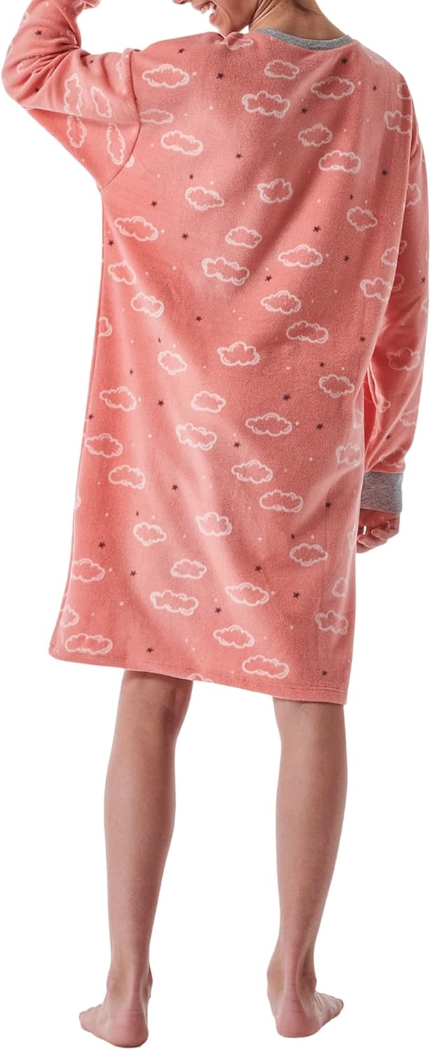 Schiesser Mädchen Langarm Nachthemd 176 Rosé, 176 Ros&#xE9;