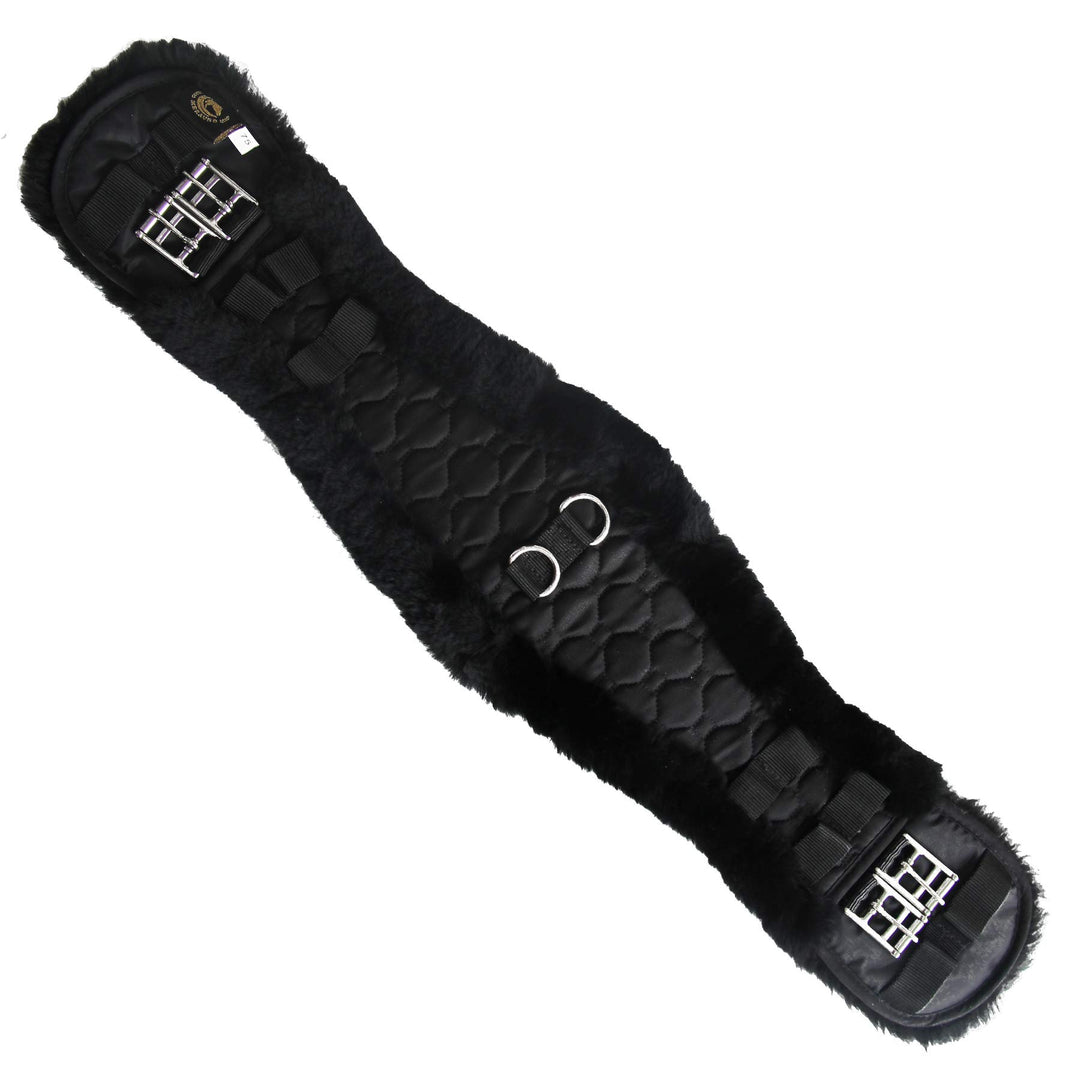 Lammwolle Konturgurt Sattelgurt, Kurzgurt Dressurgurt, aus Qualitäts Merino Lammwolle, spezielle ana