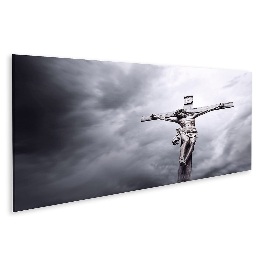 islandburner Bild auf Leinwand Kreuzigung Von Jesus Christus Wandbild Poster Kunstdruck Bilder Forma