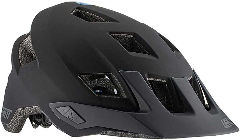 Leatt Enduro MTB-Helm 1.0 V21.1 MTN Schwarz Schwarz M, Schwarz M