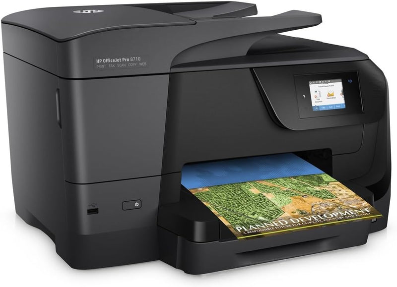 HP OfficeJet Pro 8710 Multifunktionsdrucker (Instant Ink, Drucker, Scanner, Kopierer, Fax, WLAN, LAN