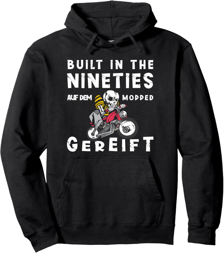 Motorradfahrer Geburtstag I Biker Born in 90er Pullover Hoodie