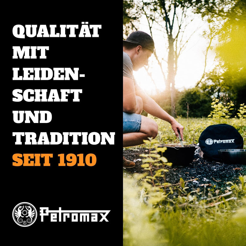 Petromax 1650730 Original Transporttasche für Feuertopf (Schwarz, passend für FT3)