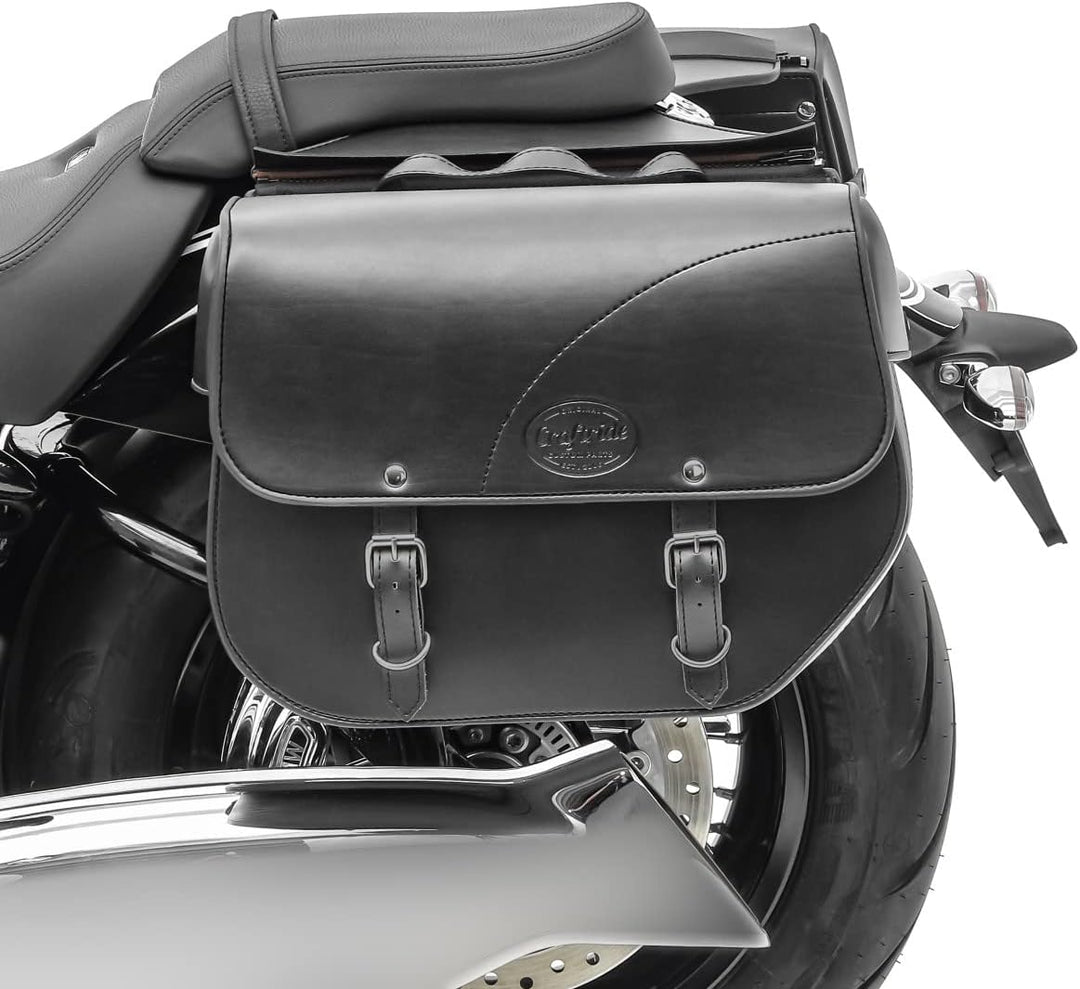 Satteltaschen KT + Halter für Royal Enfield Bullet, Classic 500