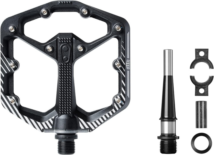 Crankbrothers Stamp Flat BMX/MTB Fahrradpedal – Plattform-Fahrradpedal, minimales Profil, Verstellba