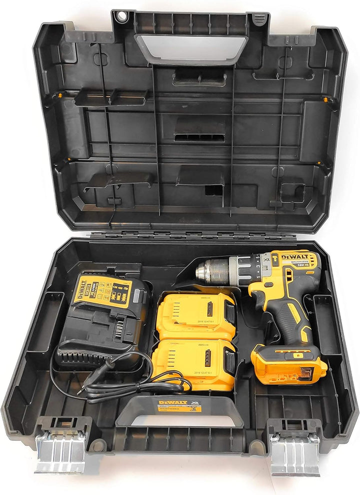 Dewalt 18 Volt Akku Schlagbohrschrauber DCD796D2 (Bürstenloser Motor, 2-Gang Vollmetallgetriebe, max
