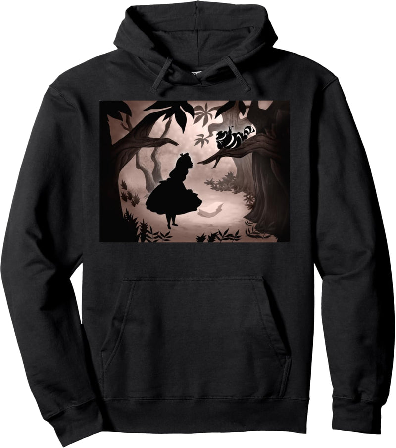 Disney Alice In Wonderland Forest Silhouette Pullover Hoodie