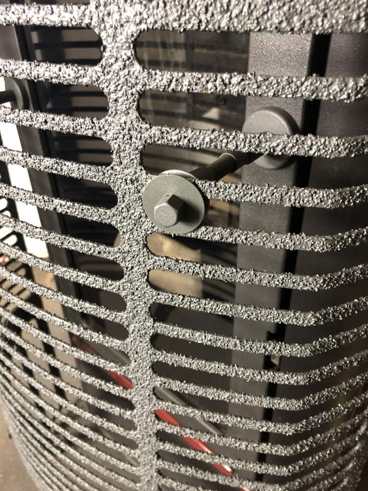 DUSS® XL Pelletofen und Brennholz Kaminöfen schutzgitter. kinderschutz vor Verbrennungen Sicherheit