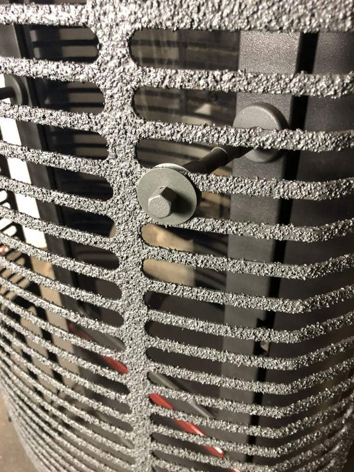 DUSS® XL Pelletofen und Brennholz Kaminöfen schutzgitter. kinderschutz vor Verbrennungen Sicherheit