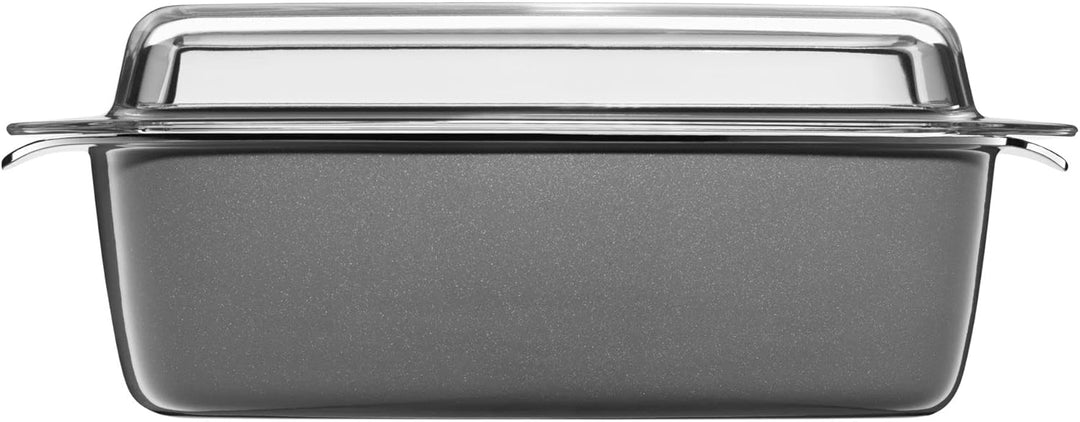 WMF Fusiontec Bräter, rechteckige Form, 32 x 21 cm, perfektes Braten, homogene Kochergebnisse, kratz