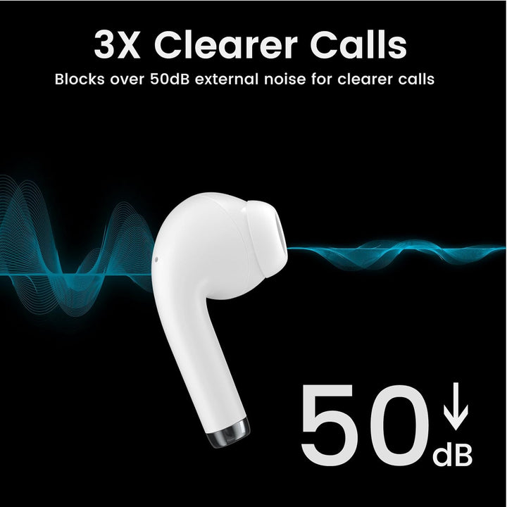 yobola Kopfhörer Kabellos Bluetooth 5.4, Semi-In-Ear Ohrhörer Tiefer Bass Stereo Touch Control mit 4