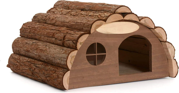 CKB LTD Holzhaus für Igel oder Meerschweinchen – Outdoor Schuppen – Hotel kann auch für den Wintersc