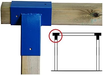 Vierkant Schaukelverbinder 90/90mm, 90°, Schaukelkonstruktion Vierkantholz - Kantholzverbinder Monta