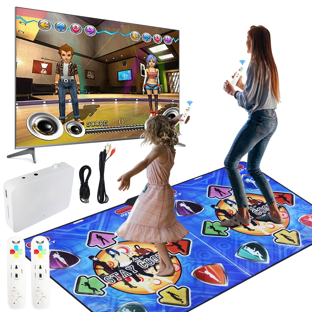 Tanzmatte, rutschfeste kabellose Tanzmatte für Kinder und Erwachsene, Tanzspiel für TV, Tanzspielmat
