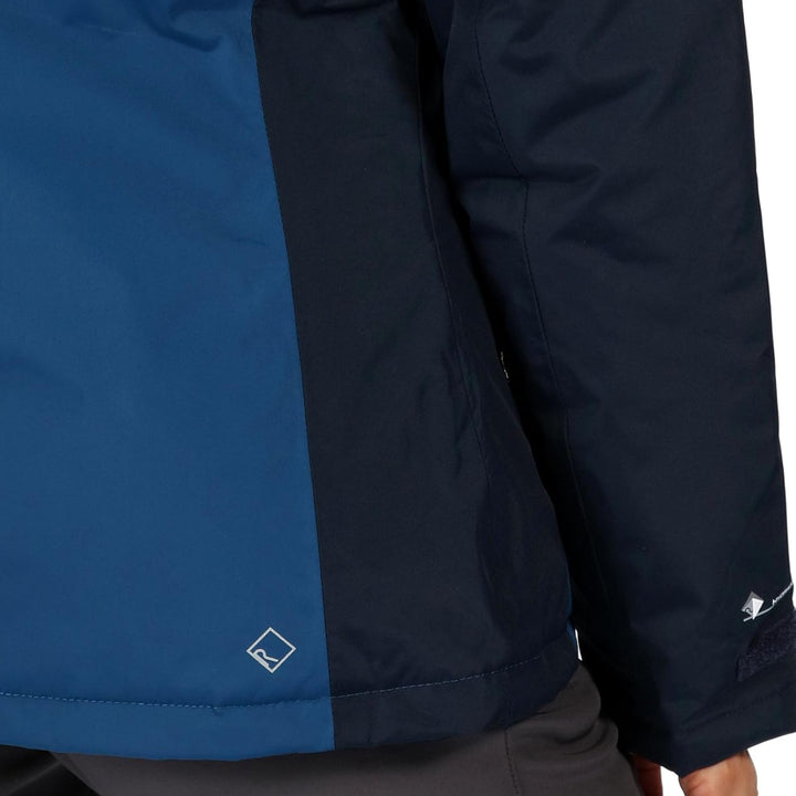 Regatta Damen Voltera Protect Waterproof Taped Seams Heated Hooded Jacket Jacke M Blauopal/Marinebla