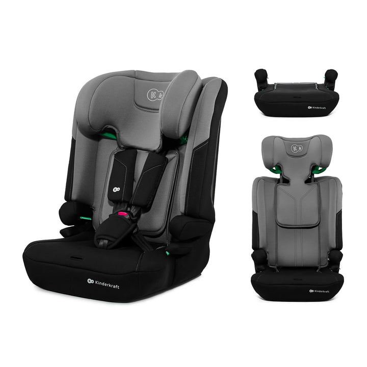 Kinderkraft I-COMFY, Autositz, Für Kinder, Reguliert (76-150cm), Verstellbare Rückenlehne, 5-Punkt-S