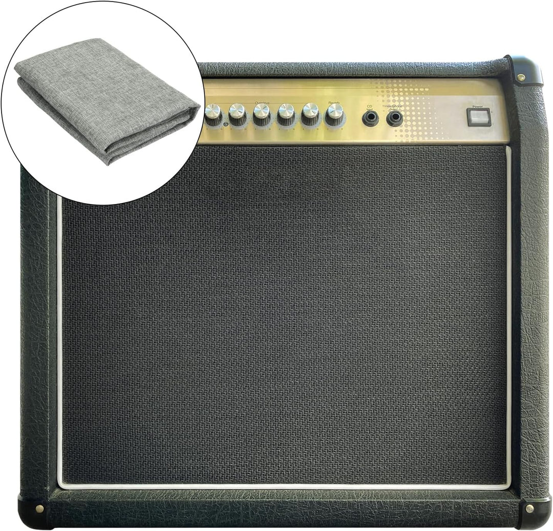 QUARKZMAN Graues Lautsprecher Akustikstoff Mesh Grill Mesh Gittertuch (Kein Rohrgeflecht) Stereo Box