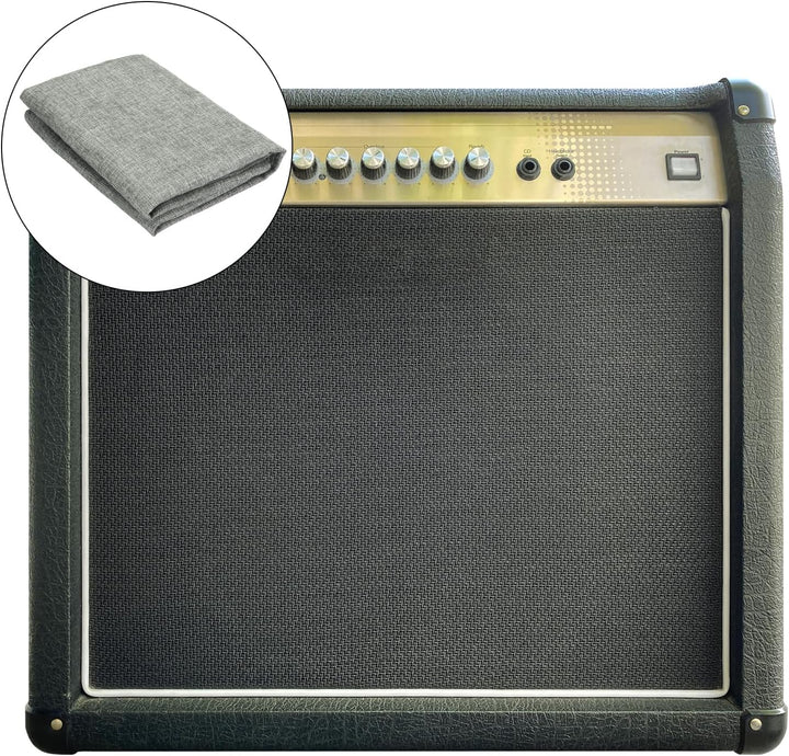 QUARKZMAN Graues Lautsprecher Akustikstoff Mesh Grill Mesh Gittertuch (Kein Rohrgeflecht) Stereo Box