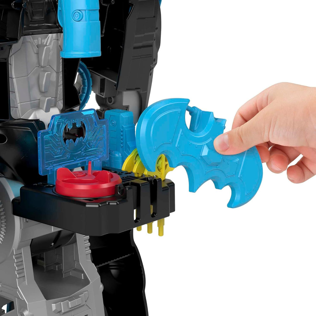 Fisher-Price HBV67 - Imaginext DC Super Freunde Bat-Tech Batbot, 2-in-1-Batman-Spielset mit Roboter,