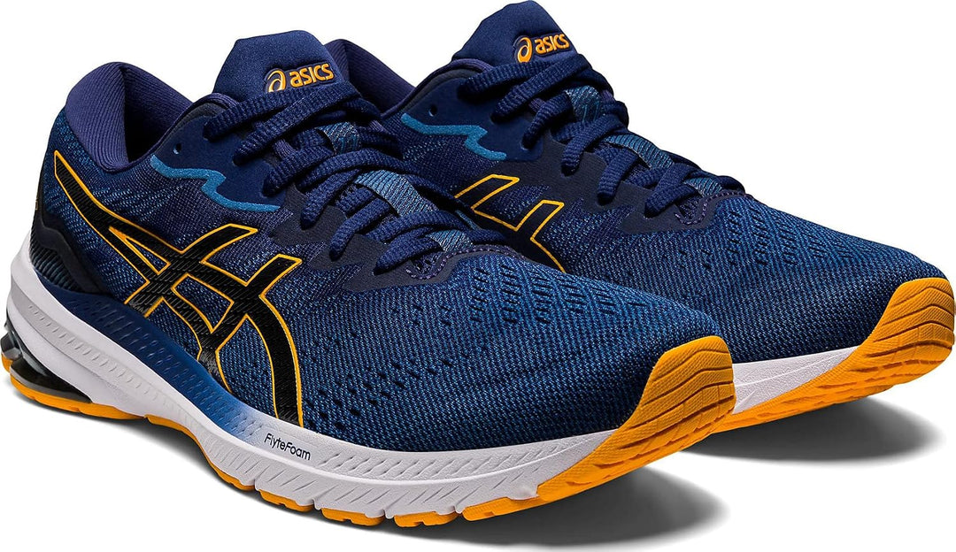 ASICS Unisex Kinder Gt-1000 11 Gs Sneaker 42 EU Azure Black, 42 EU Azure Black