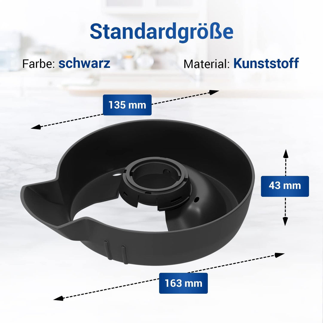 VIOKS Behälterunterteil Ersatz für Vorwerk Thermomix Mixtopffuss - Thermomix Mixtopf TM31 Ersatzteil