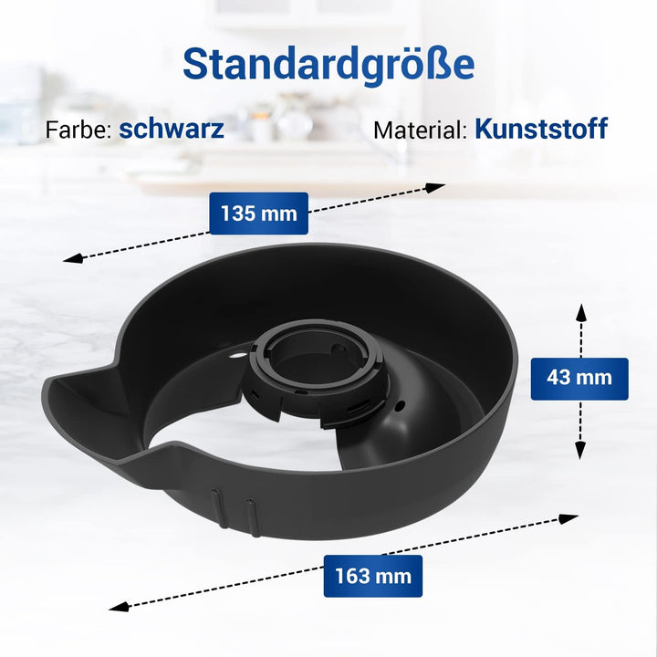 VIOKS Behälterunterteil Ersatz für Vorwerk Thermomix Mixtopffuss - Thermomix Mixtopf TM31 Ersatzteil