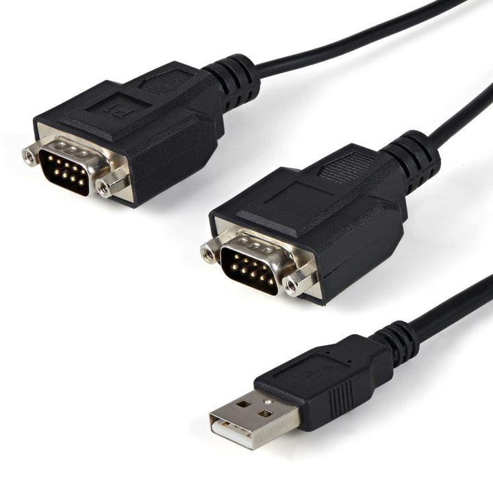 StarTech.com 2 Port FTDI USB auf Seriell RS232 Adapter - USB zu RS-232 Adapterkabel / Konverter 2 Po